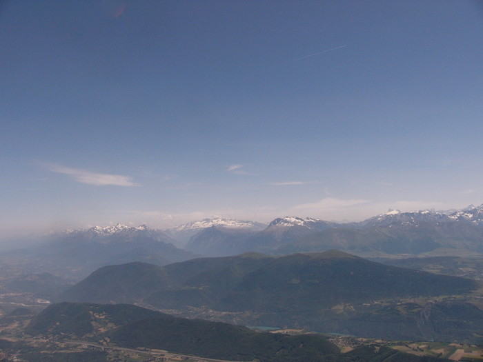 Belledonne et un bout du lac du monteynard