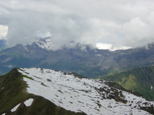 Les Fiz depuis l'Aiguillette de Houches