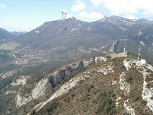 En vol au dessus de la Figueresa (Berga Mars 2006)