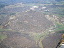 Le Pic St-Pierre en revenant de Trossagne