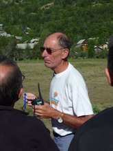 Michel, grand organisateur de ce rassemblement (Club Alpin de Gap)
