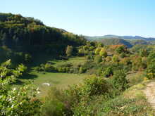 Le col de la Feuille en remontant au Pic St-Pierre.