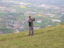 David en train de filmer le d&eacute;co d'un Bi..