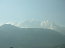 Mont Blanc vu de l'autoroute