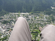 Chamonix entre les jambes