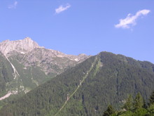 Planpraz vu de Chamonix