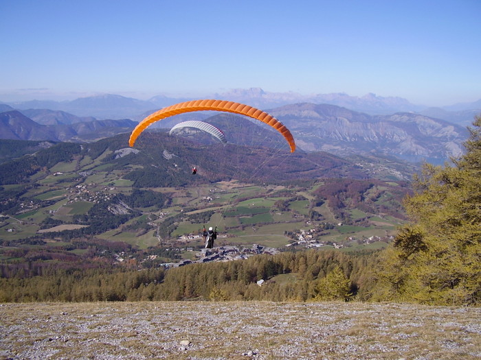 Vol du plateau de Lachau