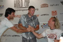 Le podium 2006 : 1.Chrigel Maurer, 2.Gregory Blondeau, 3.Tomas Brauner