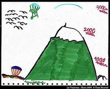 Le Mont Ventoux & ses volatiles, selon Tom - mars 2000