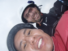 Avec Gerardo comme passager (2eme vol en tandem, premiere fois avec ma copine) - Malinalco 16 juin 2007