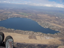 Et voila notre objectif... le lac de Tequesquitengo... comme quoi il faut y croire !