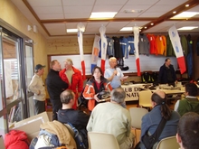 Jean-Claude Benintende pendant la remise des prix