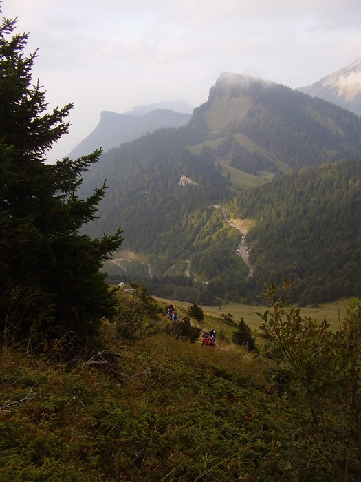 au dessus du col du Coq