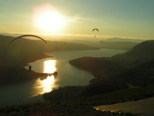 Coucher de soleil sur le lac d'Annecy
photographe : Laure