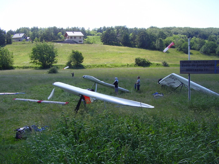 et ils allaient se poser 3km plus loin au col Saint Jean