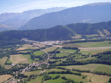 Le viaduc de Monestier de Clermont (bout de l'autoroute qui va de Grenoble vers Sisteron)