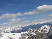 la chaine des aravis de la je suis parti vers le lanfonet pour refaire un palf sur la gencive entre le lanfonet et les dents de lanfont