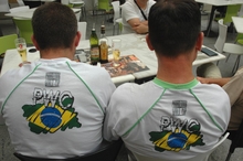Belo Horizonte, mars 2009
Eric et damon, de l'equipe de France "PWC"